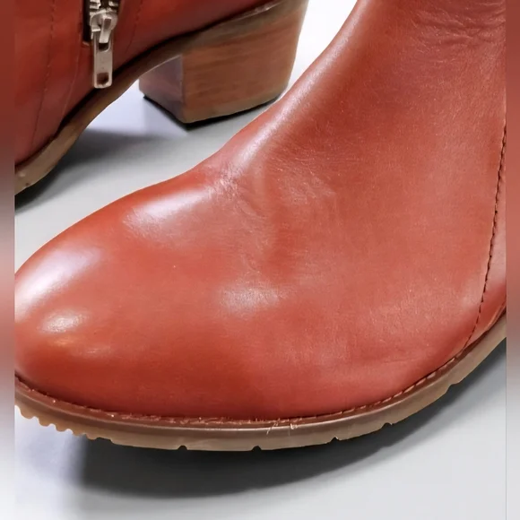 Xena Workwear Women's Gravity Work Shoes Steel Toe Sz 9.5 Cognac Brown - Picture 14 of 15